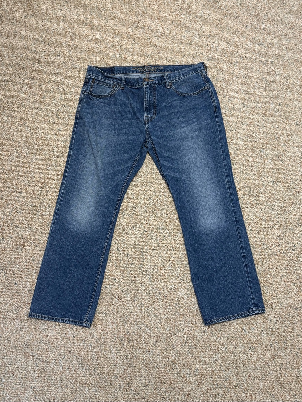 American Eagle Original Straight Men’s Jeans 36x28 Medium Wash, Denim Tag 36x30